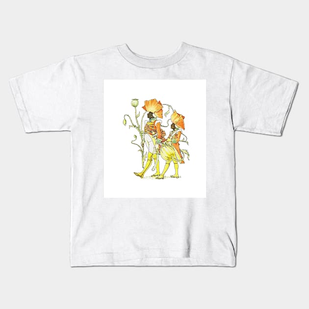 The Flower Parade Kids T-Shirt by PictureNZ